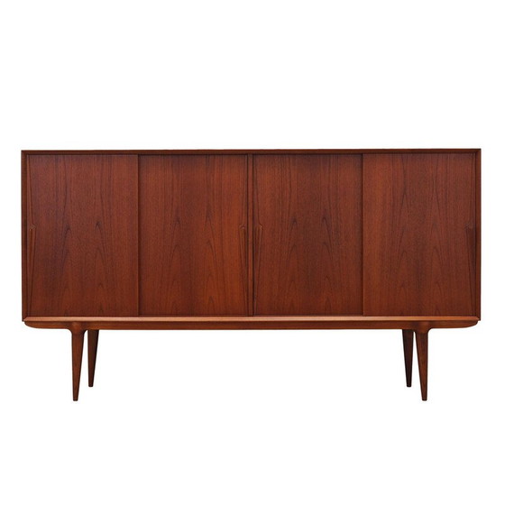 Image 1 of Vintage teakhouten highboard van Omann Jun, 1970