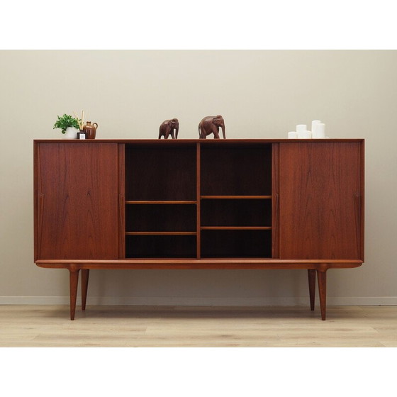 Image 1 of Vintage teakhouten highboard van Omann Jun, 1970