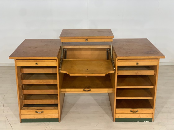 Image 1 of Mid Century bureau vintage