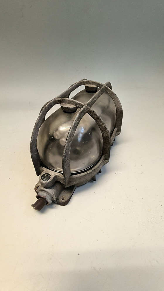 Image 1 of 3 Industriële Bull Eye Bulleye Kooilamp Lampen Merk Fr