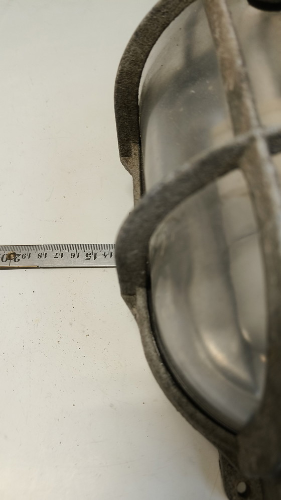 Image 1 of 3 Industriële Bull Eye Bulleye Kooilamp Lampen Merk Fr