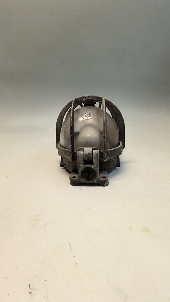 Image 1 of 3 Industriële Bull Eye Bulleye Kooilamp Lampen Merk Fr