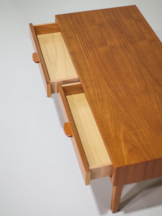 Image 1 of Laag Dressoir Tv-Meubel Teakhout Deens