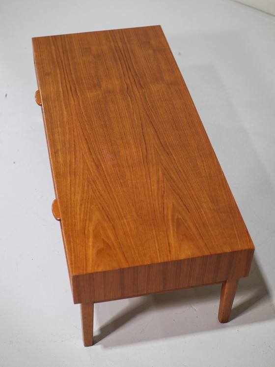 Image 1 of Laag Dressoir Tv-Meubel Teakhout Deens