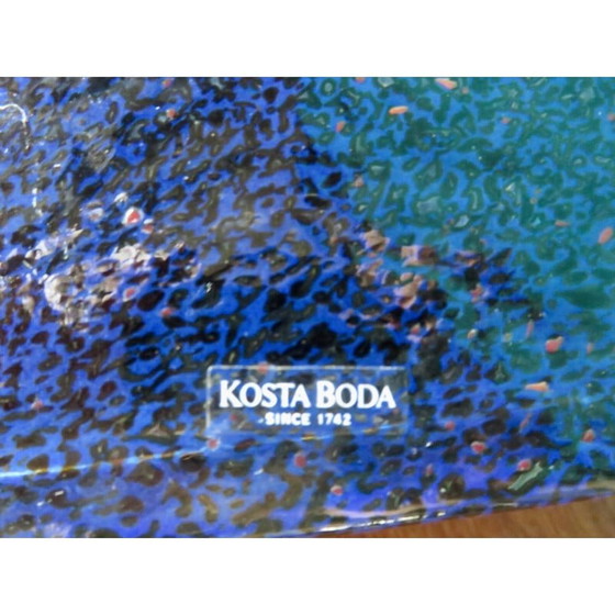 Image 1 of Vintage geblazen glazen vaas van Bertil Valien voor Kosta Boda, Zweden 1980