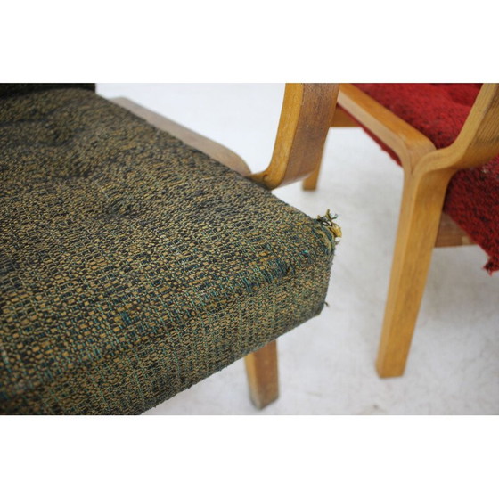 Image 1 of Vintage paar fauteuils, Tsjecho-Slowakije 1970