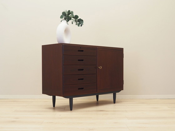 Image 1 of Mahoniehouten ladenkast, Deens ontwerp, 1970S, Ontwerper: Kai Winding