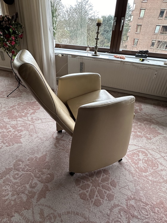 Image 1 of 4x Leolux Doppler eetkamer fauteuil