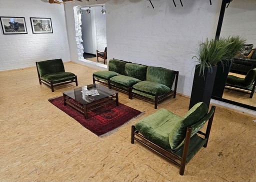 Mid Century Vintage Studio Loft Fauteuil Zitgroep