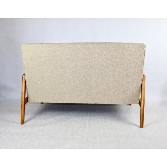 Image 1 of Vintage bank met beige lusfauteuil, 1970