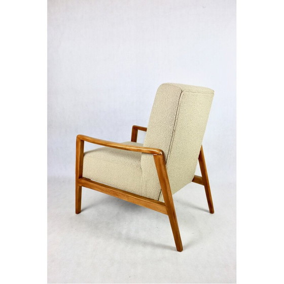 Image 1 of Vintage bank met beige lusfauteuil, 1970