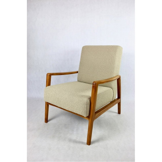 Image 1 of Vintage bank met beige lusfauteuil, 1970