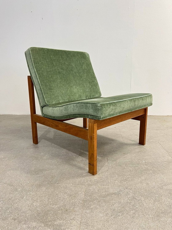 Image 1 of 1of4 Teakhouten fauteuil van Ole Gjerløv-Knudsen & Torben Lind voor France & Son