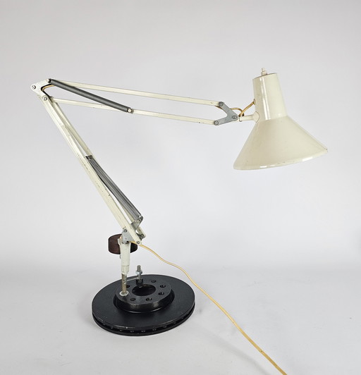 HCF - architectenlamp - klemlamp - model 84 - Denemarken - 1970's