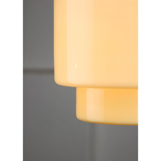 Image 1 of Vintage glazen hanglamp