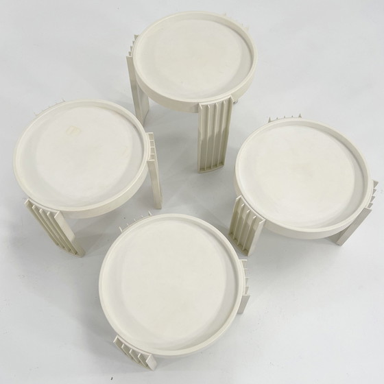 Image 1 of Set Marema Nesting Tables van Gianfranco Frattini voor Cassina, 1960S