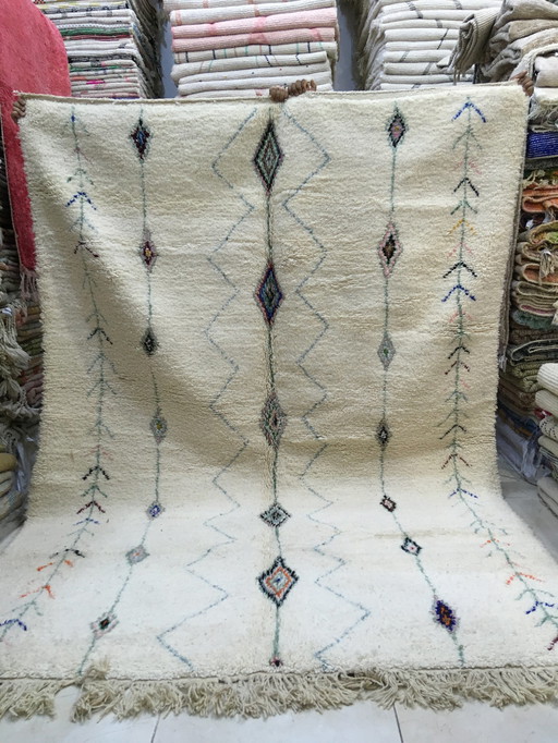 Beni Ouarain Marokkaans Berber Vloerkleed 2m99 x 2m10