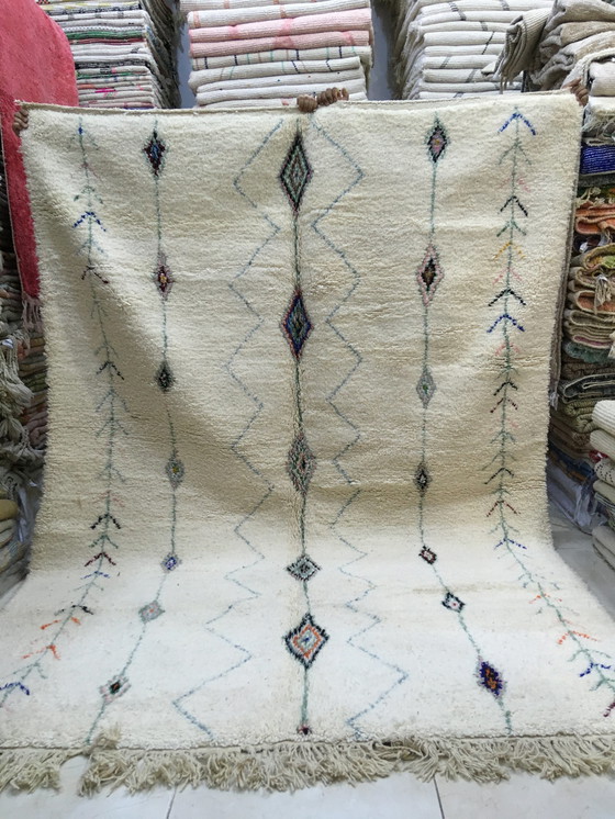 Image 1 of Beni Ouarain Marokkaans Berber Vloerkleed 2m99 x 2m10