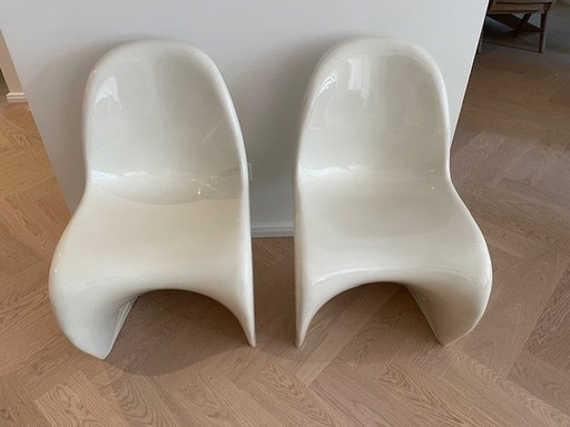 2x Verner Panton stoel