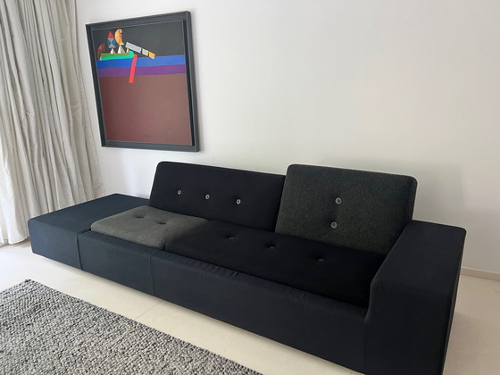 Image 1 of Vitra Polder Sofa Xl In De Kleur Zwart Mix Hella Jongerius