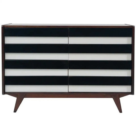 Image 1 of Vintage modernistische ladekast U-453 van Jiří Jiroutek, Tsjecho-Slowakije 1960