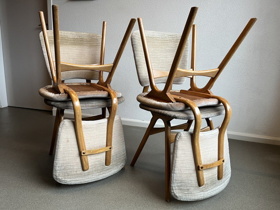 Image 1 of 4 Vintage Eetkamerstoelen 1962