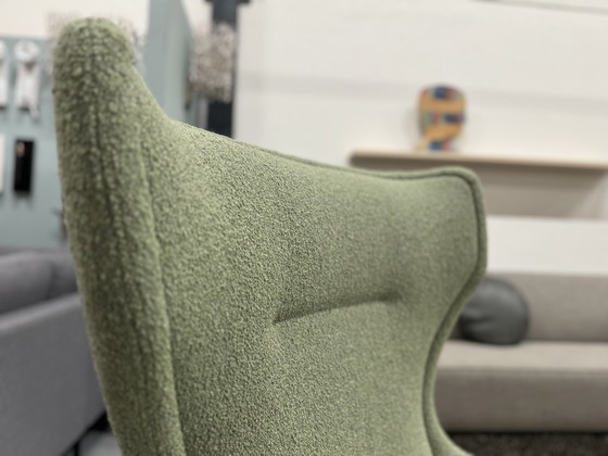 Image 1 of EYYE Puuro Relax fauteuil groen stof 