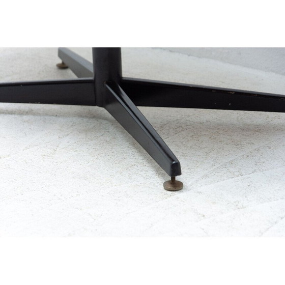 Image 1 of Vintage verstelbare salontafel met houtfineer, Tsjecho-Slowakije 1970