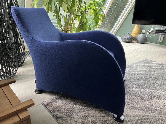 Image 1 of Montis Loge fauteuil blauw wolstof