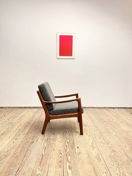 Image 1 of Fauteuil // Teakhouten fauteuil van Ole Wanscher voor France and Son, Denemarken, 1950