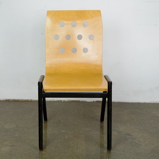 Image 1 of Roland Rainer Stapelstoelen, Set Van 5