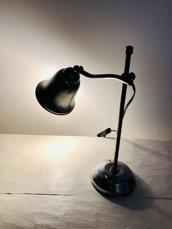 Image 1 of Scharnierende en verstelbare potlamp 1940/1950