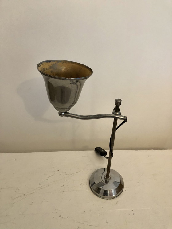 Image 1 of Scharnierende en verstelbare potlamp 1940/1950