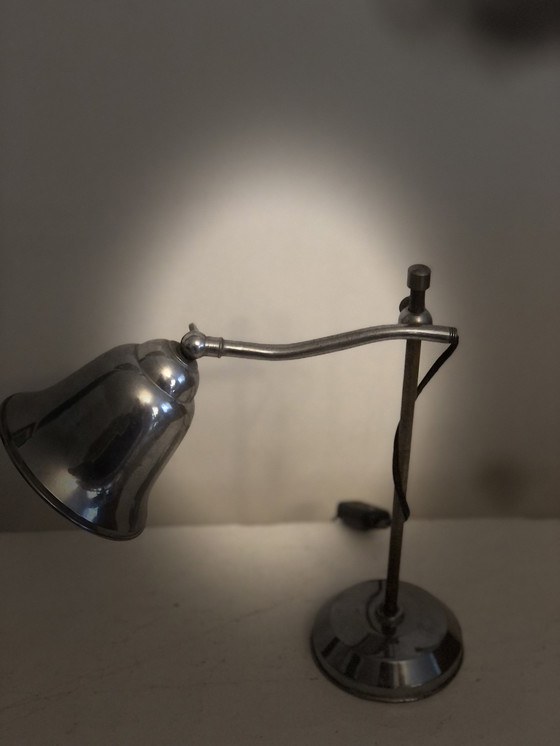 Image 1 of Scharnierende en verstelbare potlamp 1940/1950