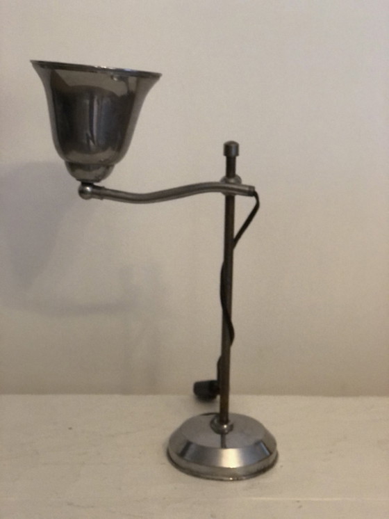 Image 1 of Scharnierende en verstelbare potlamp 1940/1950