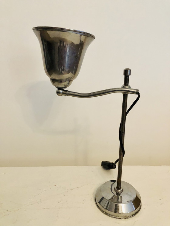 Image 1 of Scharnierende en verstelbare potlamp 1940/1950