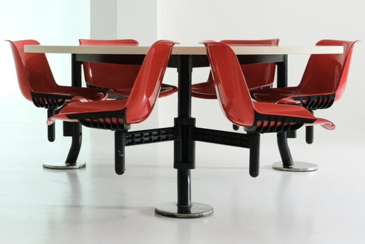 Modus Office Table With 6 Swinging Seats