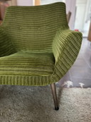 2x Vintage kuipfauteuil