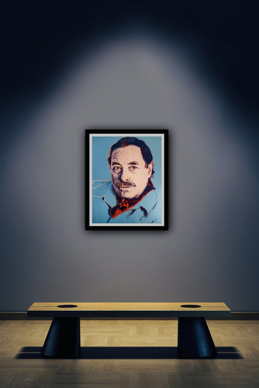 Andy Warhol: “Tennessee Williams, 1983”. ©2007 Andy Warhol Foundation For The Visual Arts, New York. 