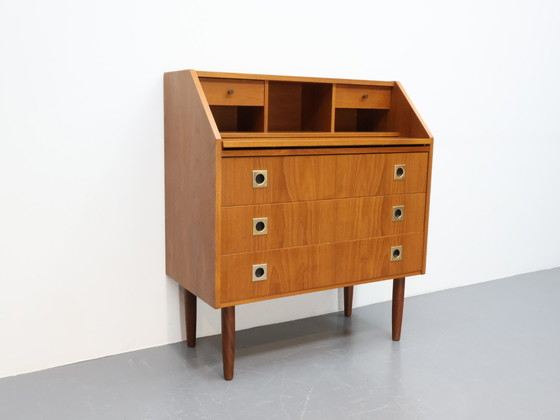 Image 1 of Vintage ladekast secretaire kaptafel