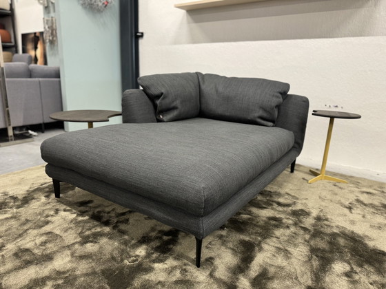 Image 1 of Label Ginny Chaise Longue Bank Black Grey Stof