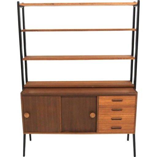 Vintage teakhouten bureau, Zweden 1960