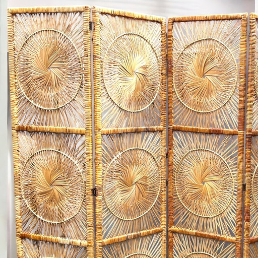 Vintage Sunburst Kamerscherm Roomdivider