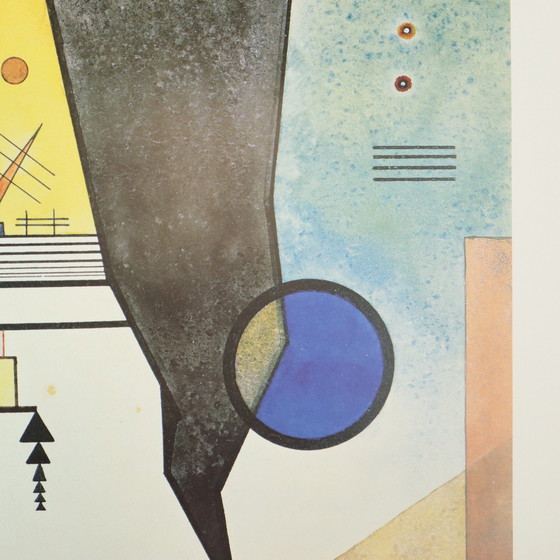 Image 1 of Offset Lithografie Kandinsky Gebogene Spitze 