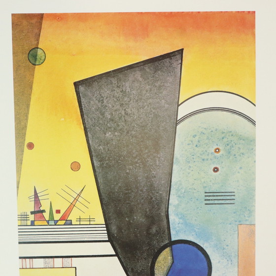 Image 1 of Offset Lithografie Kandinsky Gebogene Spitze 