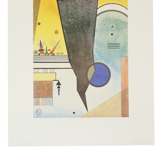 Image 1 of Offset Lithografie Kandinsky Gebogene Spitze 