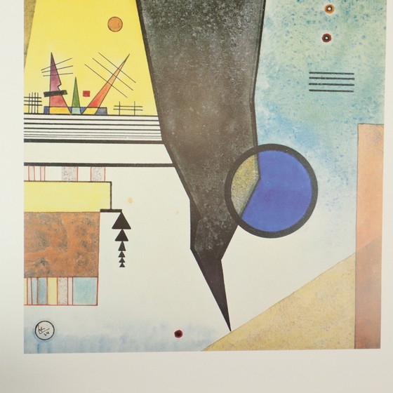 Image 1 of Offset Lithografie Kandinsky Gebogene Spitze 