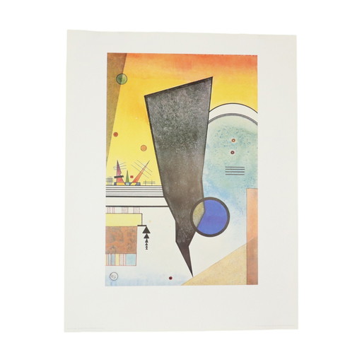 Offset Lithografie Kandinsky Gebogene Spitze 