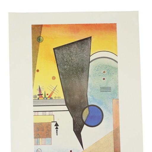 Offset Lithografie Kandinsky Gebogene Spitze 