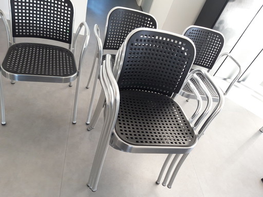 6x Vico Magistretti de Pavado stoelen